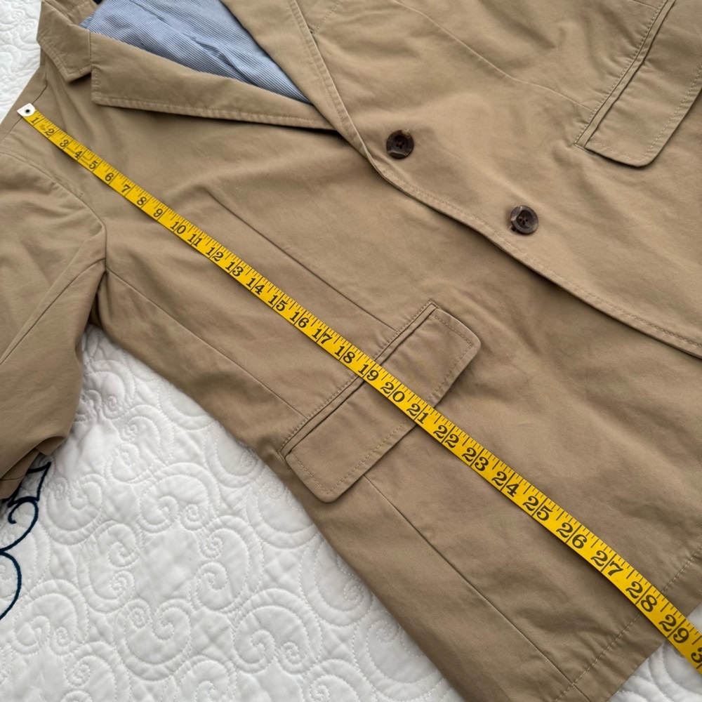 GAP Men's Khaki Twill Blazer Jacket Size Medium - Picture 12 of 13